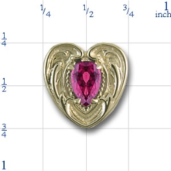 80971 Rhodolite Bracelet Slide 